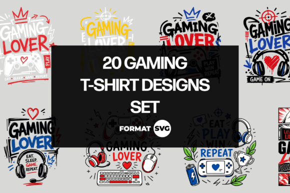 20 Gaming SVG Bundle: Graphics & T-Shirt Designs Review
