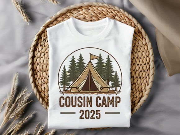 Cousin Camp 2025 T-Shirt Design Graphics Review