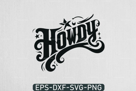 Cowboy and Cowgirl Howdy T-Shirt Design Graphics Review