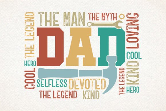 Dad the Man the Myth SVG T-Shirt Graphics Review