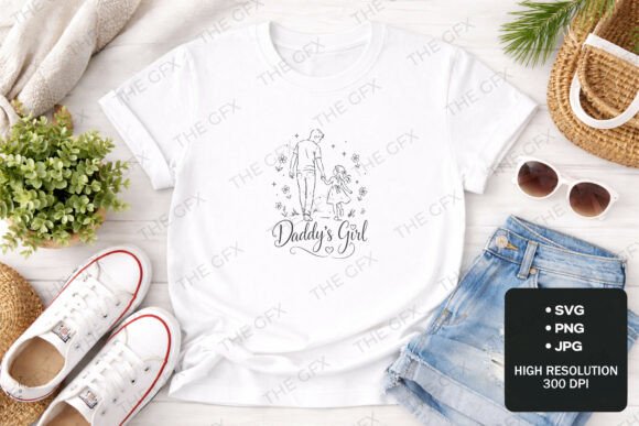 Daddy’s Girl T-Shirt Design Graphics Review