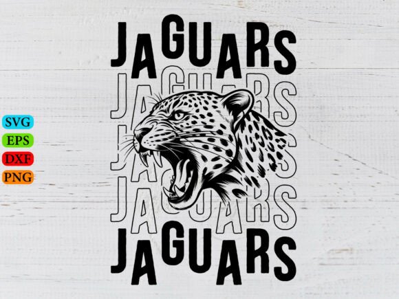 Jaguars Mascot SVG: Graphics & T-Shirt Designs