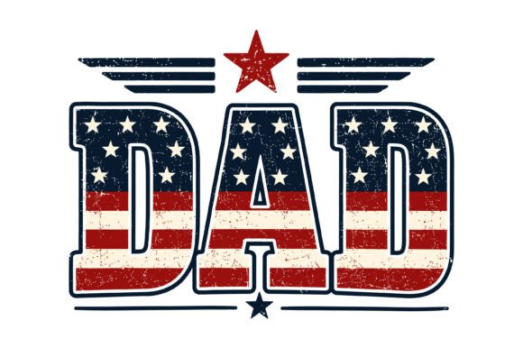 Patriotic Dad Shirt Design Graphics Review
