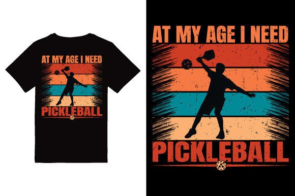 Pickleball T-Shirt Design AI Graphics & Designs