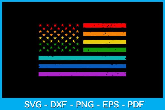 Pride Month LGBT Flag SVG T-Shirt Design Review