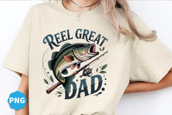 Reel Great Dad Png, Sublimation Design Review