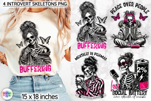 Snarky Skeleton Design: Graphics & T-Shirt Designs