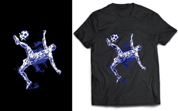 Soccer Player Kick T-shirt SVG Design Review