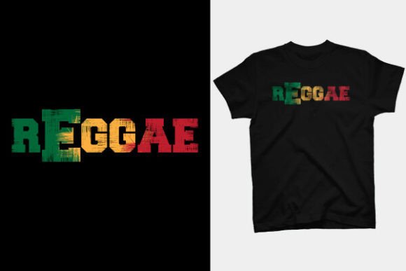 T-Shirt Design Reggae: Graphics & Apparel Art